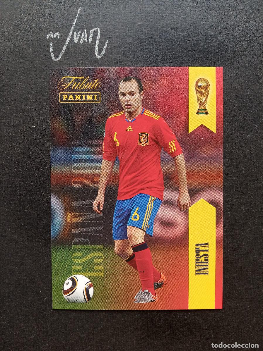 Cromos de f&uacute;tbol: N&ordm; 6 INIESTA ESPA&Ntilde;A FC BARCELONA ⚽ PANINI &reg; TRIBUTO SELECCION ESPA&Ntilde;OLA 2026 MUNDIAL 2010