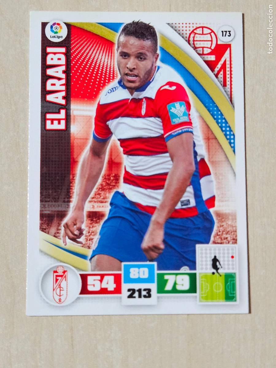 Fu&szlig;ball-Sticker: FICHA N&ordm; 173 EL ARABI - ADRENALYN 15 16 - PANINI 2015 -16 - CROMO - GRANADA