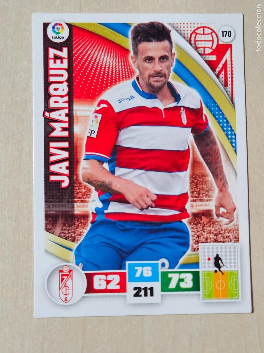 Fu&szlig;ball-Sticker: FICHA N&ordm; 170 JAVI MARQUEZ - ADRENALYN 15 16 - PANINI 2015 -16 - CROMO - GRANADA