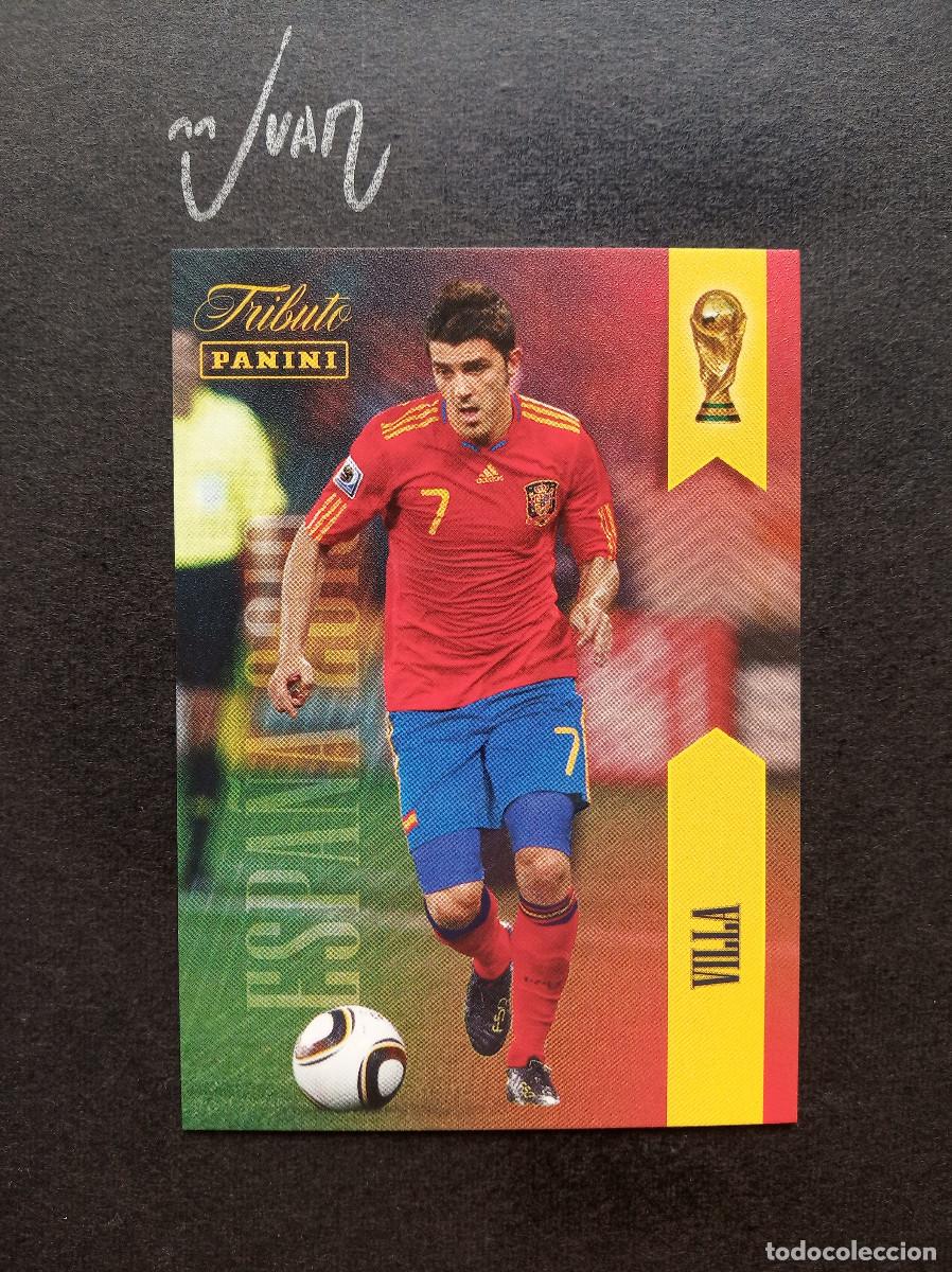 Cromos de f&uacute;tbol: N&ordm; 7 DAVID VILLA ESPA&Ntilde;A FC BARCELONA ⚽ PANINI &reg; TRIBUTO SELECCION ESPA&Ntilde;OLA 2026 MUNDIAL 2010