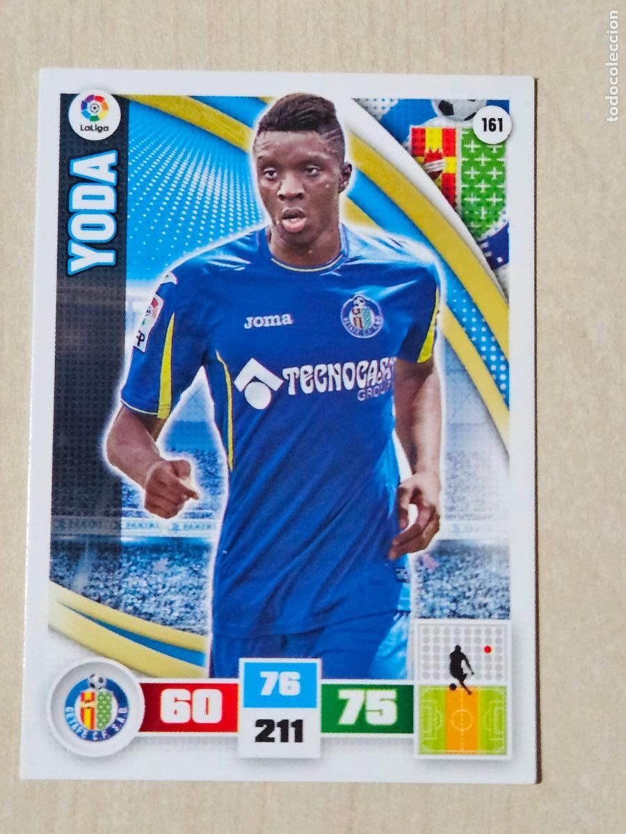Fu&szlig;ball-Sticker: FICHA N&ordm; 161 YODA - ADRENALYN 15 16 - PANINI 2015 -16 - CROMO - GETAFE