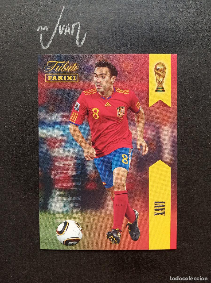 Cromos de f&uacute;tbol: N&ordm; 8 XAVI ESPA&Ntilde;A FC BARCELONA ⚽ PANINI &reg; TRIBUTO SELECCION ESPA&Ntilde;OLA 2026 MUNDIAL 2010