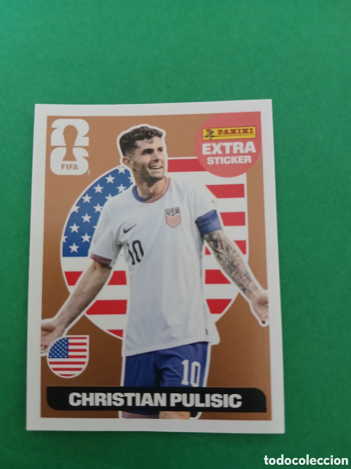 Fu&szlig;ball-Sticker: CHRISTIAN PULISIC USA BRONCE EXTRA STICKER ⚽ PANINI FIFA MUNDIAL WORLD CUP 26 2026 STICKER ⚽