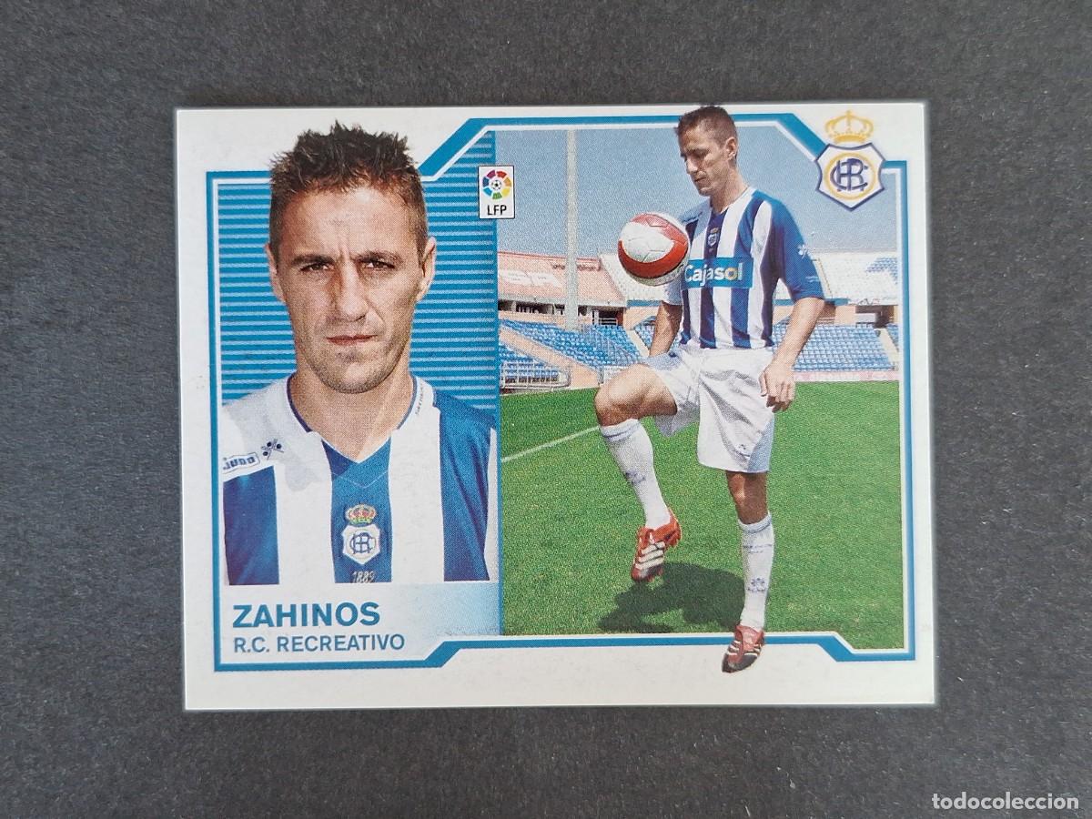 Cromos de f&uacute;tbol: L6 ZAHINOS RECREATIVO DE HUELVA COLOCA LIGA ESTE 2007 2008 07 08 NUNCA PEGADO SIN PEGAR