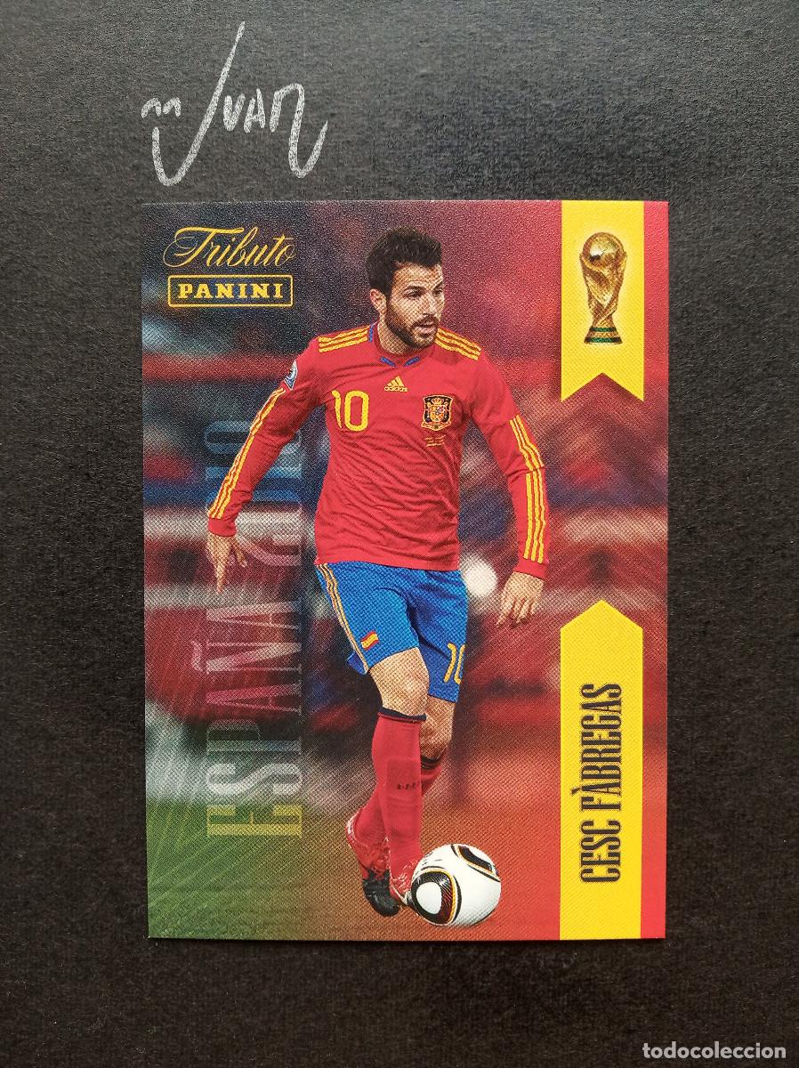 Football Stickers: N&ordm; 10 CESC FABREGAS ESPA&Ntilde;A FC BARCELONA ⚽ PANINI &reg; TRIBUTO SELECCION ESPA&Ntilde;OLA 2026 MUNDIAL 2010