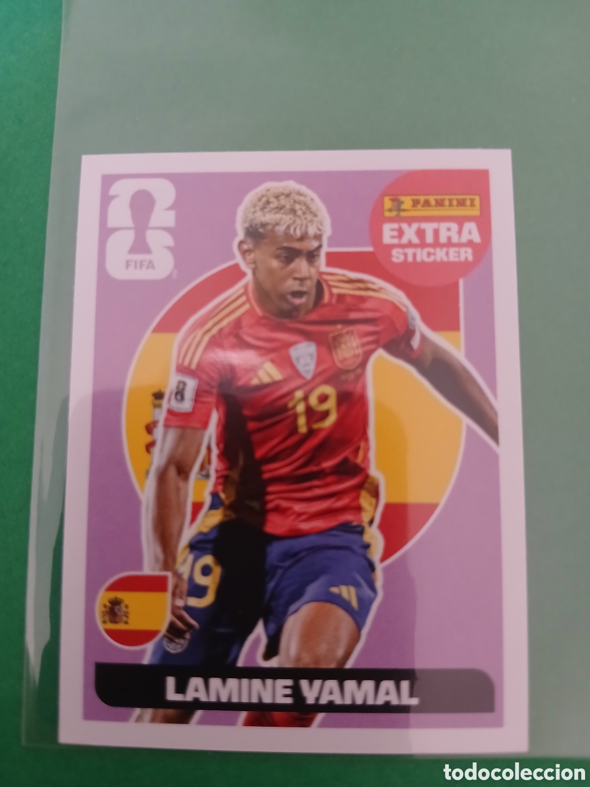 Cromos de f&uacute;tbol: LAMINE YAMAL ESPA&Ntilde;A BASE EXTRA STICKER ⚽ PANINI FIFA MUNDIAL WORLD CUP 26 2026 STICKER ⚽