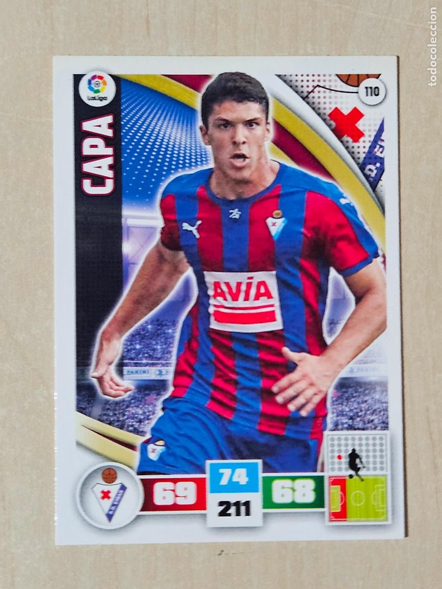 Cromos de f&uacute;tbol: FICHA N&ordm; 110 CAPA - ADRENALYN 15 16 - PANINI 2015 -16 - CROMO - EIBAR