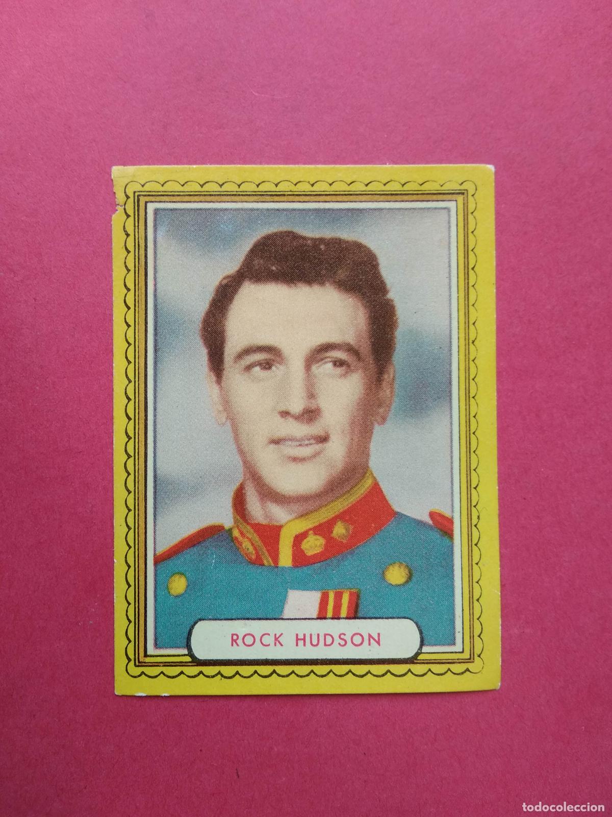 Cromos de f&uacute;tbol: CROMOS CINE EDITORIAL BRUGUERA FAMOSAS ESTRELLAS DE LA PANTALLA CROMO N&ordm; 121 ROCK HUDSON