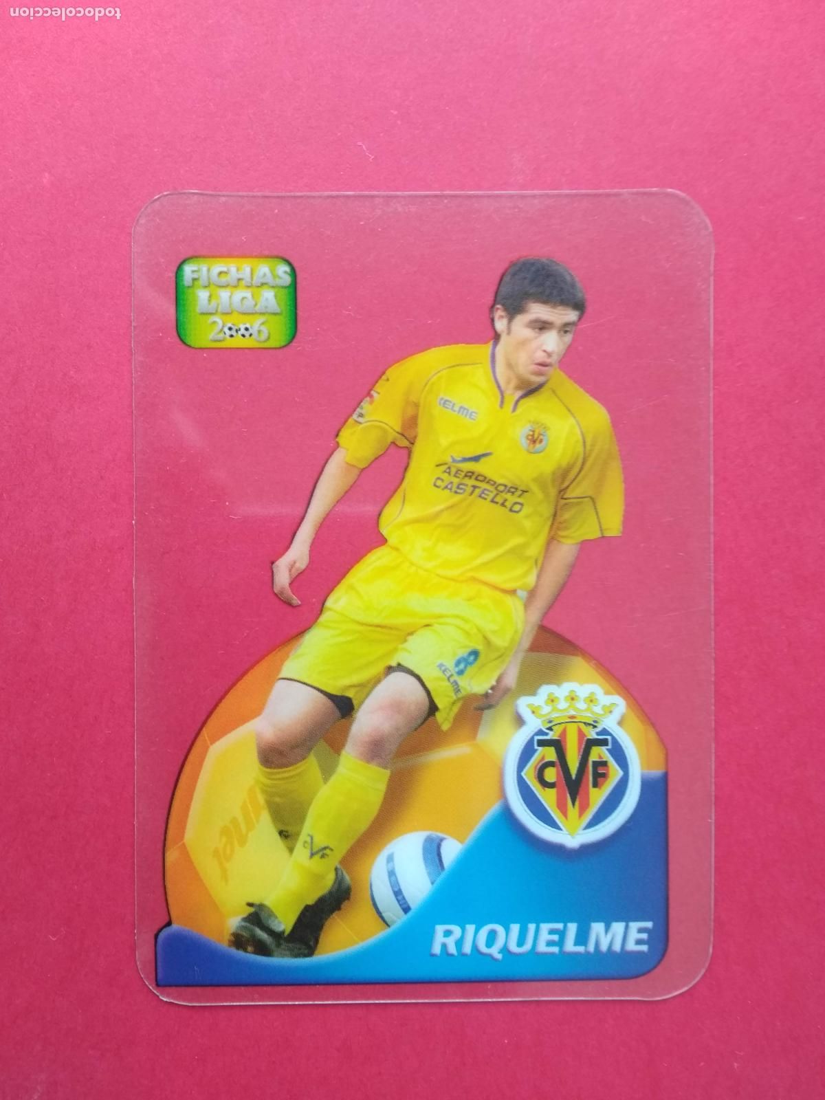 Cromos de f&uacute;tbol: CROMO MUNDICROMO MC DANET FICHAS DE LA LIGA 05 06 2005 2006 LAMINCARDS N&ordm; 81 RIQUELME VILLARREAL