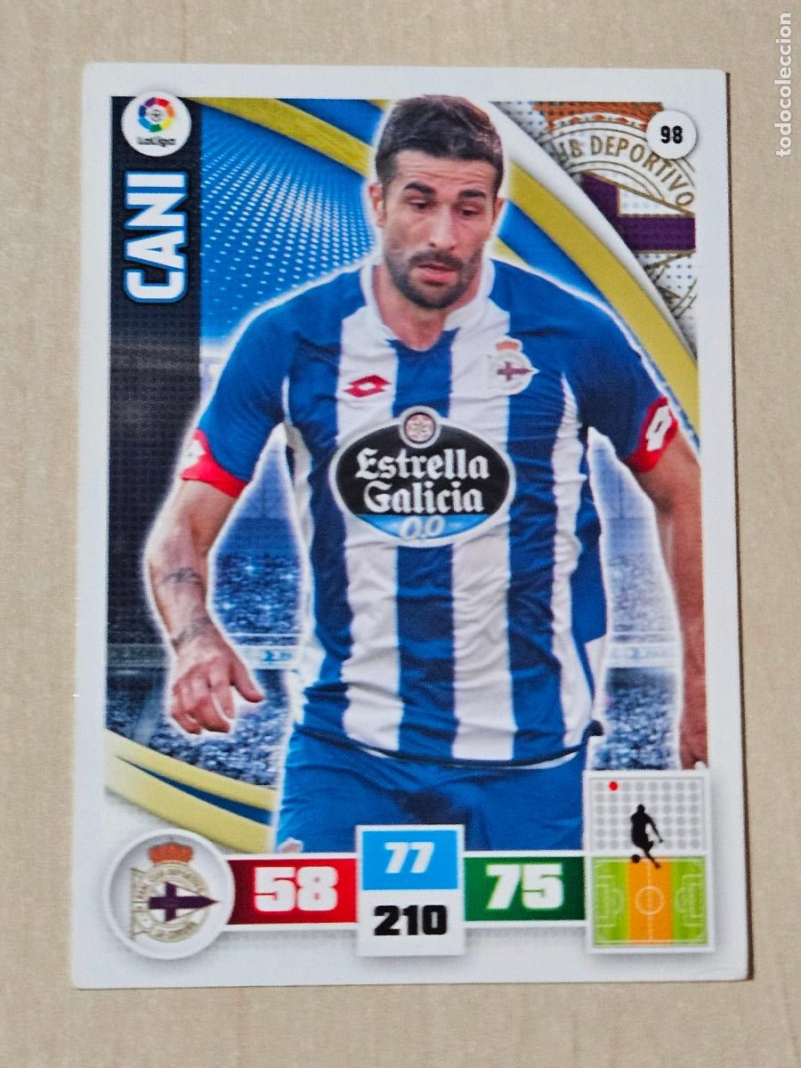 Cromos de f&uacute;tbol: FICHA N&ordm; 98 CANI - ADRENALYN 15 16 - PANINI 2015 -16 - CROMO - DEPORTIVO DE LA CORU&Ntilde;A