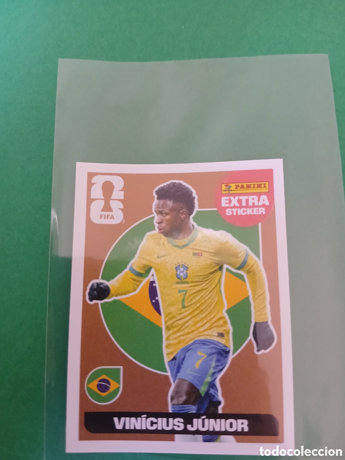 Cromos de f&uacute;tbol: VINICIUS JUNIOR BRASIL BRONCE EXTRA STICKER ⚽ PANINI FIFA MUNDIAL WORLD CUP 26 2026 STICKER ⚽