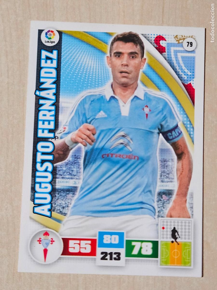 Cromos de f&uacute;tbol: FICHA N&ordm; 79 AUGUSTO FERNANDEZ - ADRENALYN 15 16 - PANINI 2015 -16 - CROMO - REAL CELTA