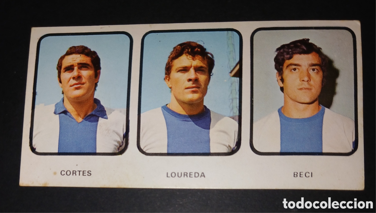 Cromos de f&uacute;tbol: Cromo Deportivo Coru&ntilde;a Cortes, Loureda, Beci N&ordm; 125 Ed. Ruiz Romero Liga 1973/1974 Nunca pegado