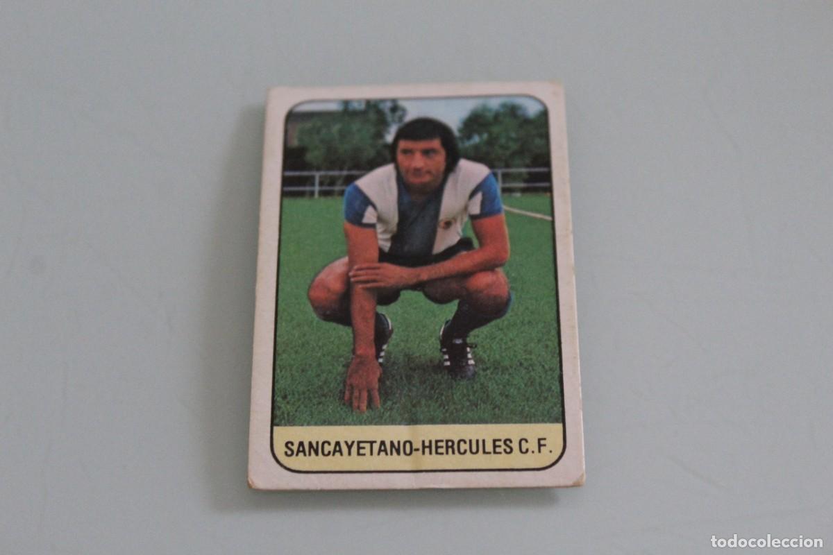 Cromos de f&uacute;tbol: ESTE 78 79 SANCAYETANO RECUPERADO DE &Aacute;LBUM