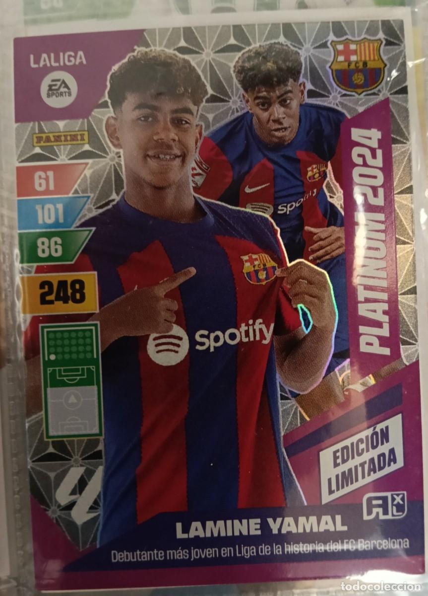 Cromos de f&uacute;tbol: LAMINE YAMAL LIGA 23 24 PLATINUM 2024
