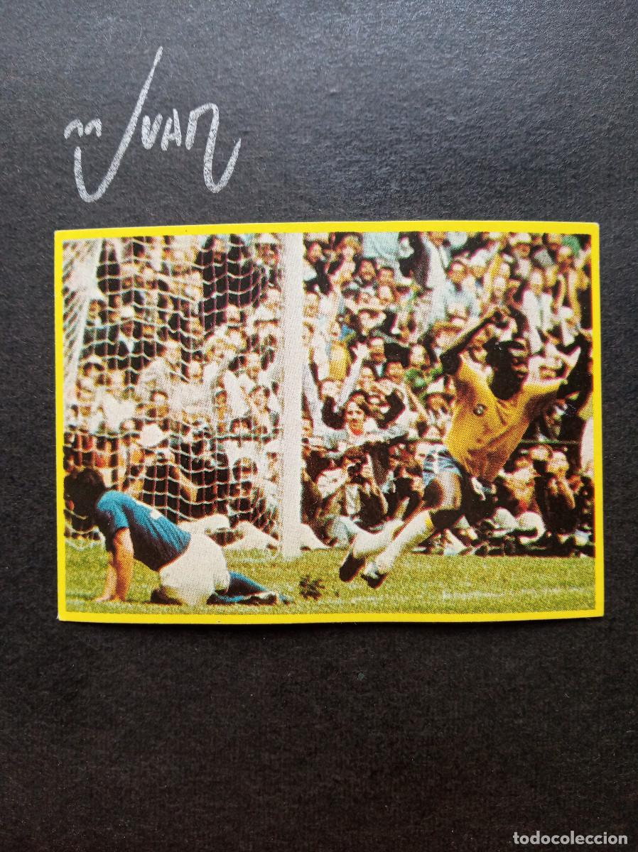 Fu&szlig;ball-Sticker: N&ordm; 75 PELE BRASIL SANTOS ⚽ DANONE &reg; FUTBOL EN ACCION MUNDIAL 1982 WORLD CUP ESPA&Ntilde;A SIN PEGAR NUEVO