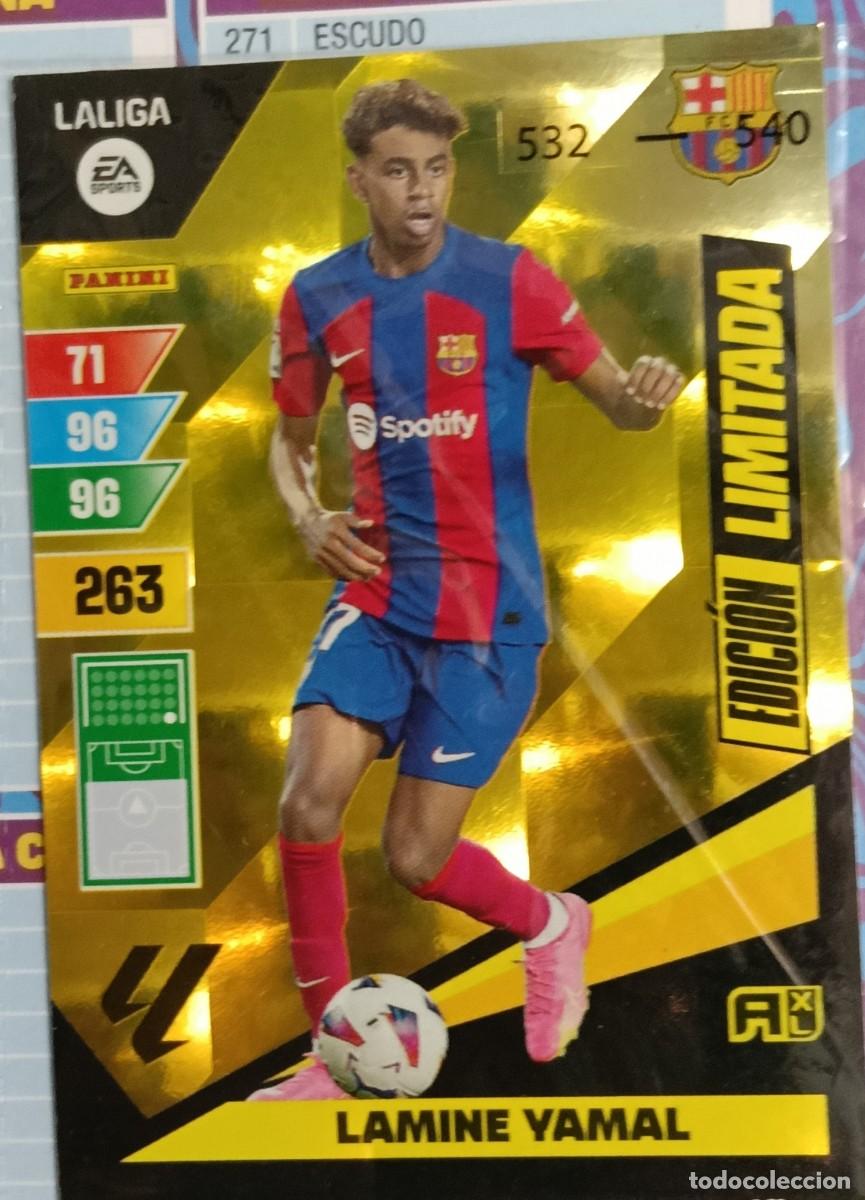 Cromos de f&uacute;tbol: LAMINE YAMAL LIGA 23 24 EDICI&Oacute;N LIMITADA