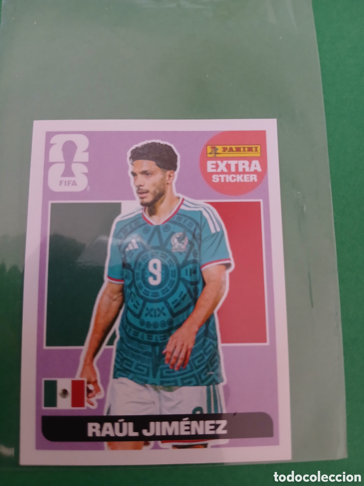 Cromos de f&uacute;tbol: RAUL JIMENEZ MEXICO BASE MORADO EXTRA STICKER ⚽ PANINI FIFA MUNDIAL WORLD CUP 26 2026 STICKER ⚽