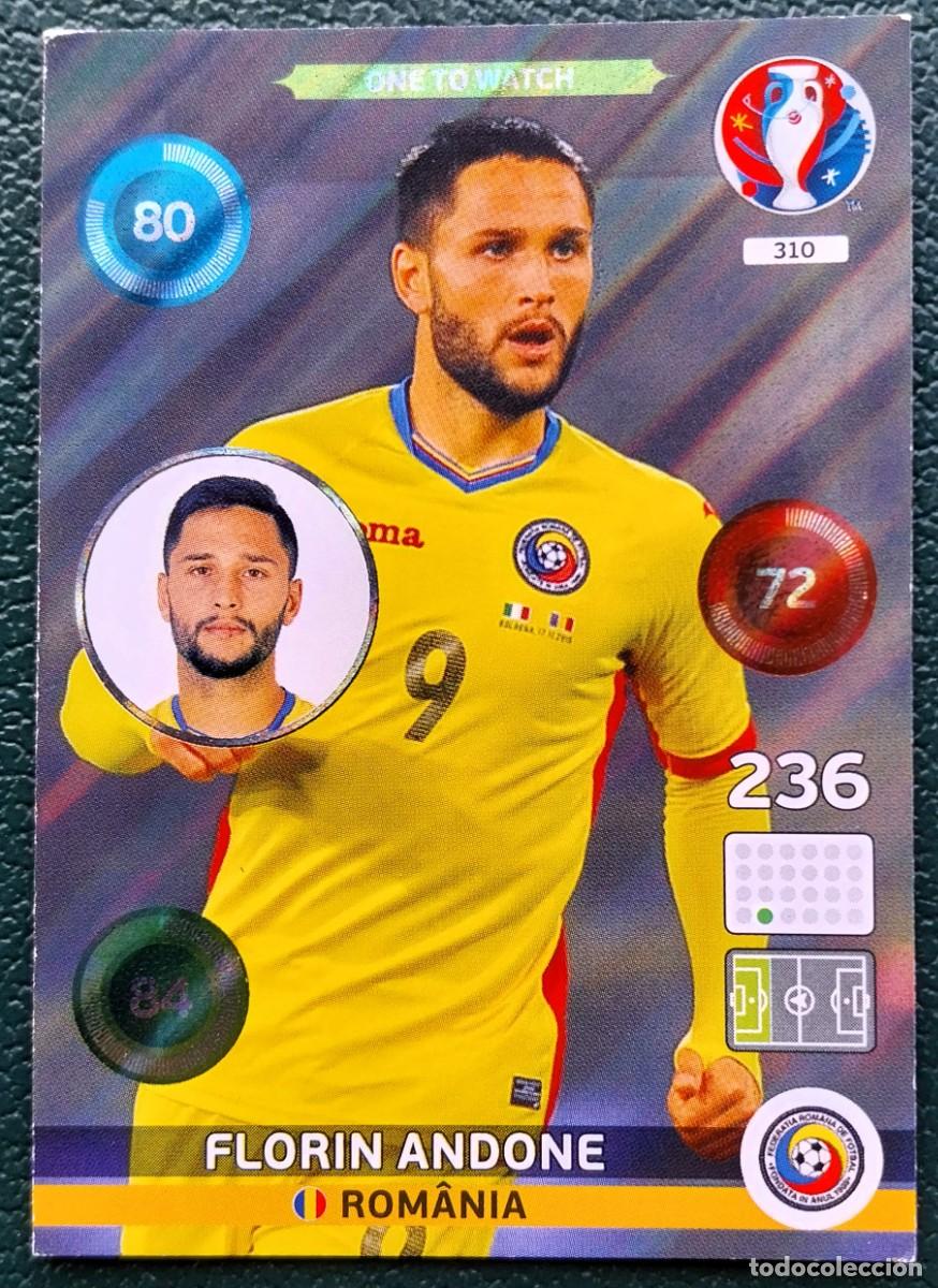 Football Stickers: 310 FLORIN ANDONE RUMANIA FICHAS ALBUM ADRENALYN XL EUROCOPA FRANCIA 2016