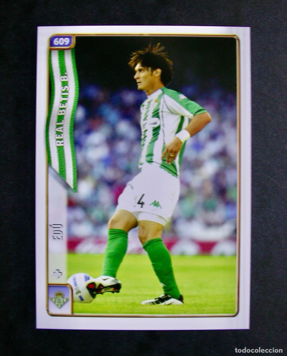 Fu&szlig;ball-Sticker: 609 ED&Uacute; / LAS FICHAS DE LA LIGA 2004 2005 04 05 / MUNDICROMO