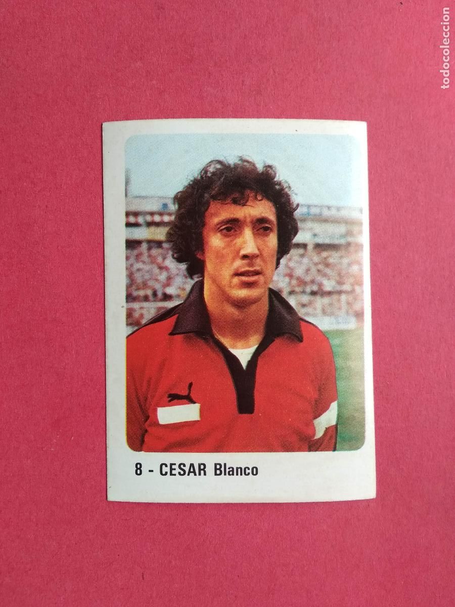 Cromos de f&uacute;tbol: EDITORIAL CROMO CROM PANINI LIGA 80 81 1980 1981 DESPEGADO ALMERIA N&ordm; 8 CESAR