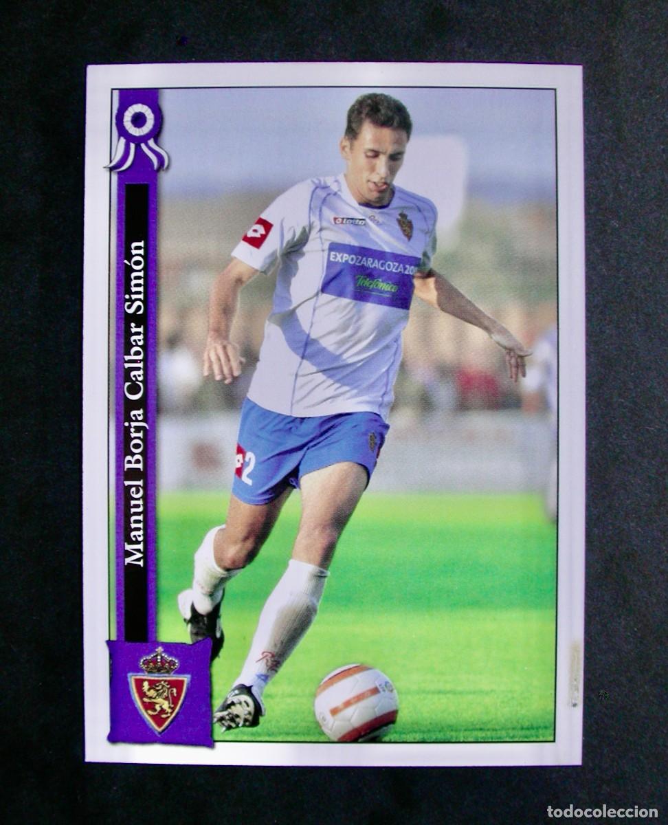 Cromos de f&uacute;tbol: 317 CAPI ZARAGOZA / FICHAS DE LA LIGA 2005 2006 05 06 / MUNDICROMO