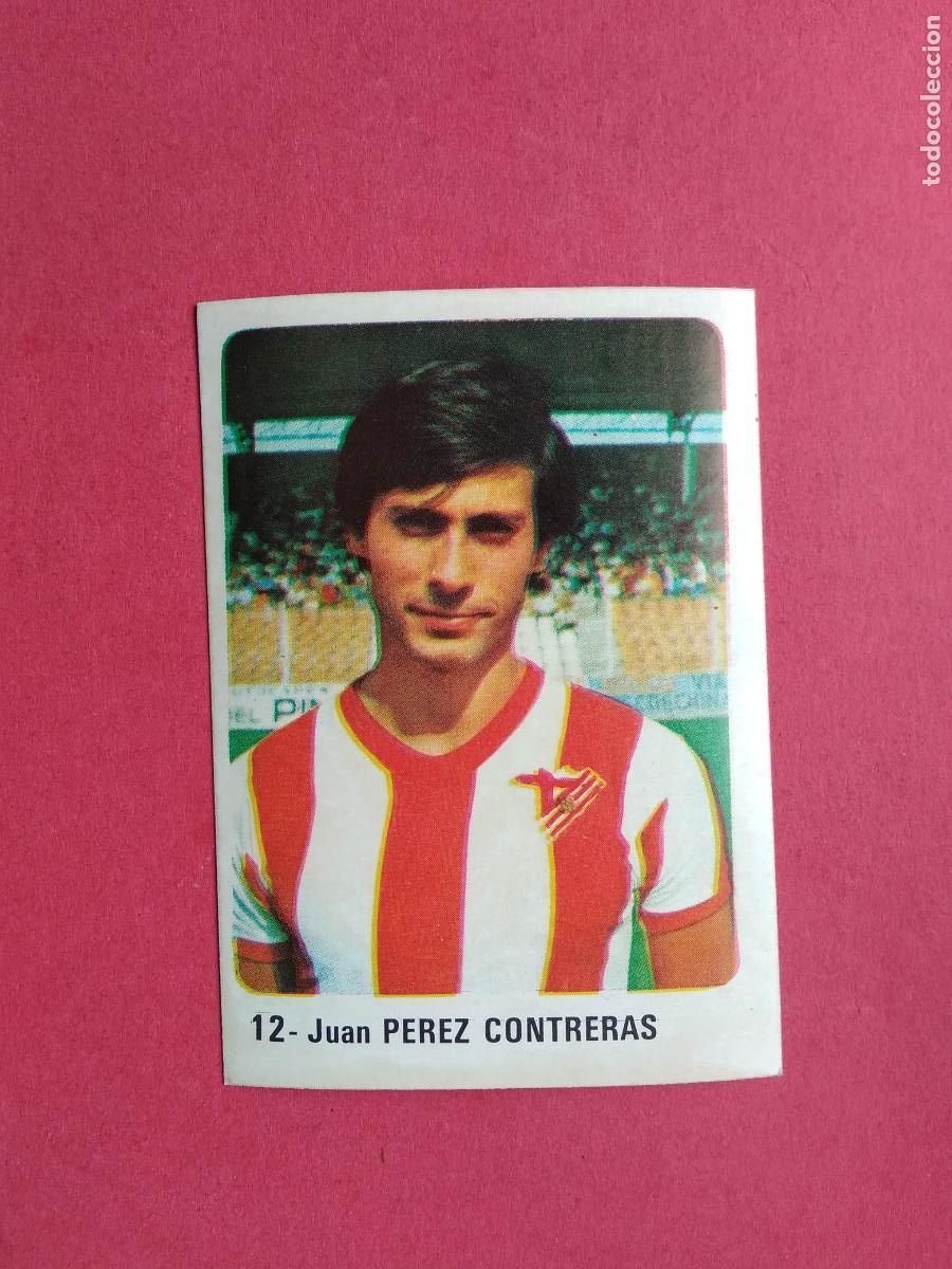 Cromos de f&uacute;tbol: EDITORIAL CROMO CROM PANINI LIGA 80 81 1980 1981 DESPEGADO ALMERIA N&ordm; 12 JUAN CONTRERAS