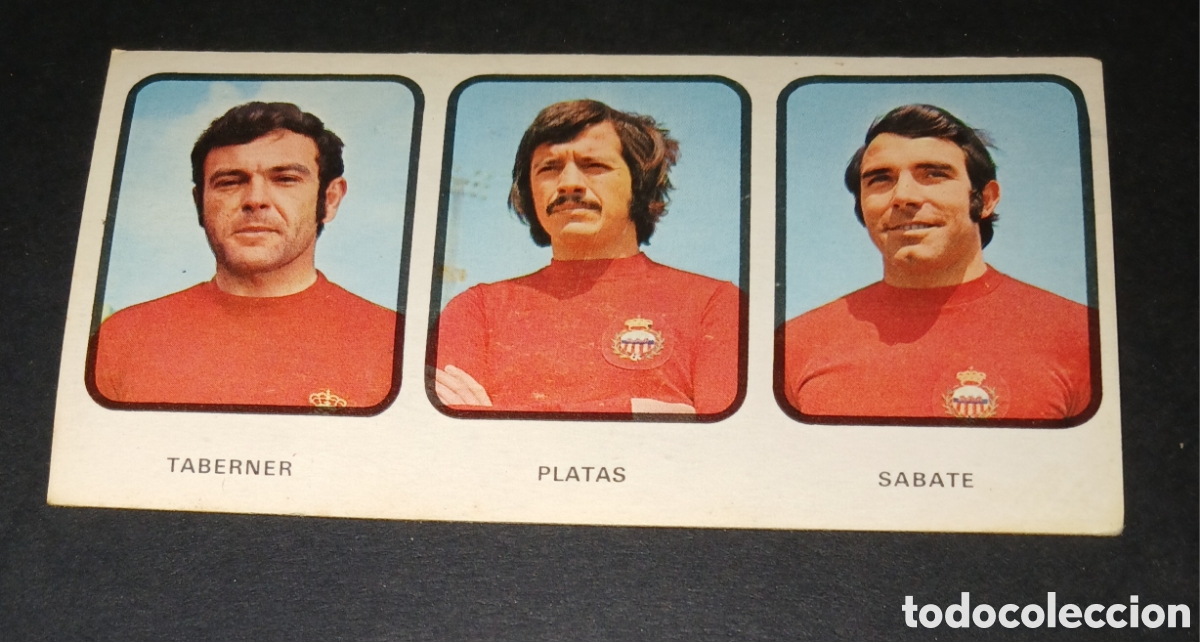 Cromos de f&uacute;tbol: Cromo Mallorca N&ordm; 52 Taberner Platas Sabate - Liga 1973/74 Ruiz Romero - Nunca Pegado