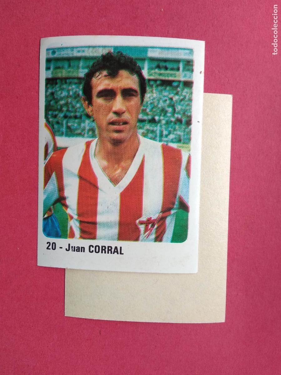 Cromos de f&uacute;tbol: EDITORIAL CROMO CROM PANINI LIGA 80 81 1980 1981 DESPEGADO ALMERIA N&ordm; 20 JUAN CORRAL
