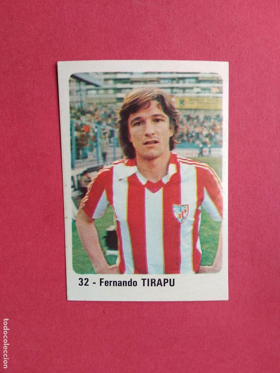 Cromos de f&uacute;tbol: EDITORIAL CROMO CROM PANINI LIGA 80 81 1980 1981 DESPEGADO ATHLETIC CLUB DE BILBAO N&ordm; 32 TIRAPU