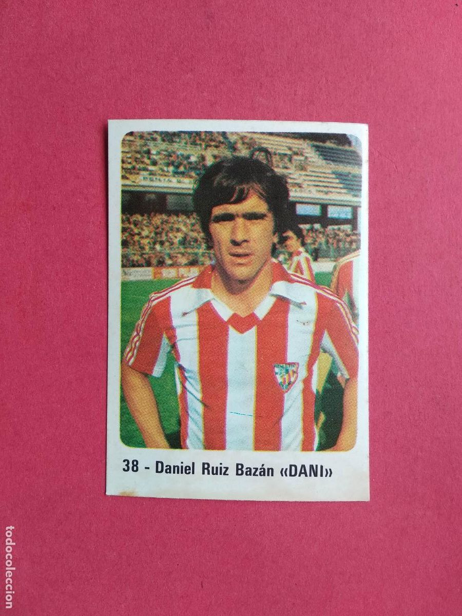Fu&szlig;ball-Sticker: EDITORIAL CROMO CROM PANINI LIGA 80 81 1980 1981 DESPEGADO ATHLETIC CLUB DE BILBAO N&ordm; 38 DANI