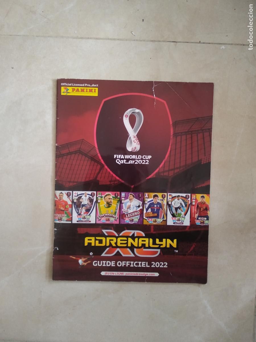 Cromos de f&uacute;tbol: GUIA OFICIAL EN FRANCES GUIDE OFFICIEL CROMO FUTBOL PANINI ADRENALYN MUNDIAL 2022