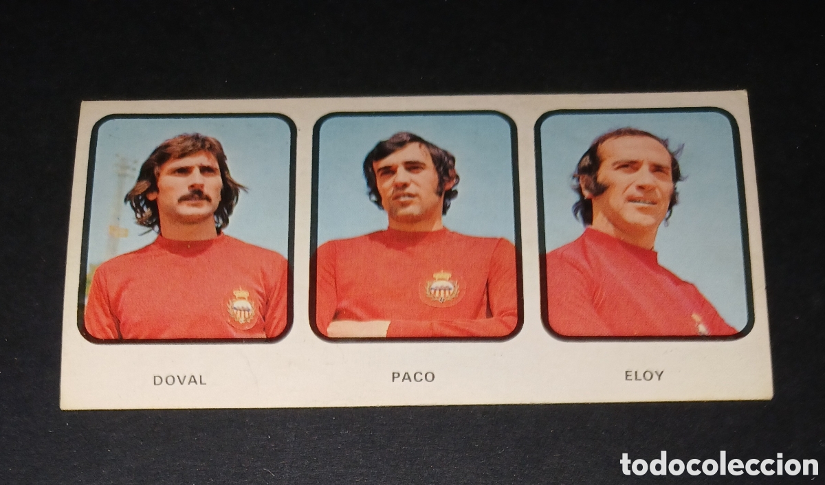 Cromos de f&uacute;tbol: Cromo N&ordm; 53 Doval - Paco - Eloy (RCD Mallorca) Ruiz Romero Liga 1973/1974 Sin Pegar