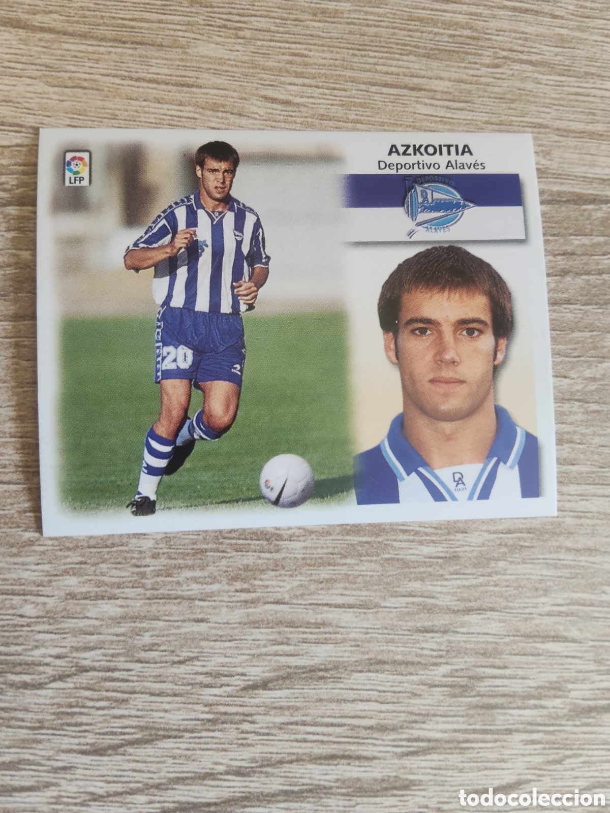 Cromos de f&uacute;tbol: Azkoitia Alav&eacute;s liga 1999 2000 99 00 ediciones este