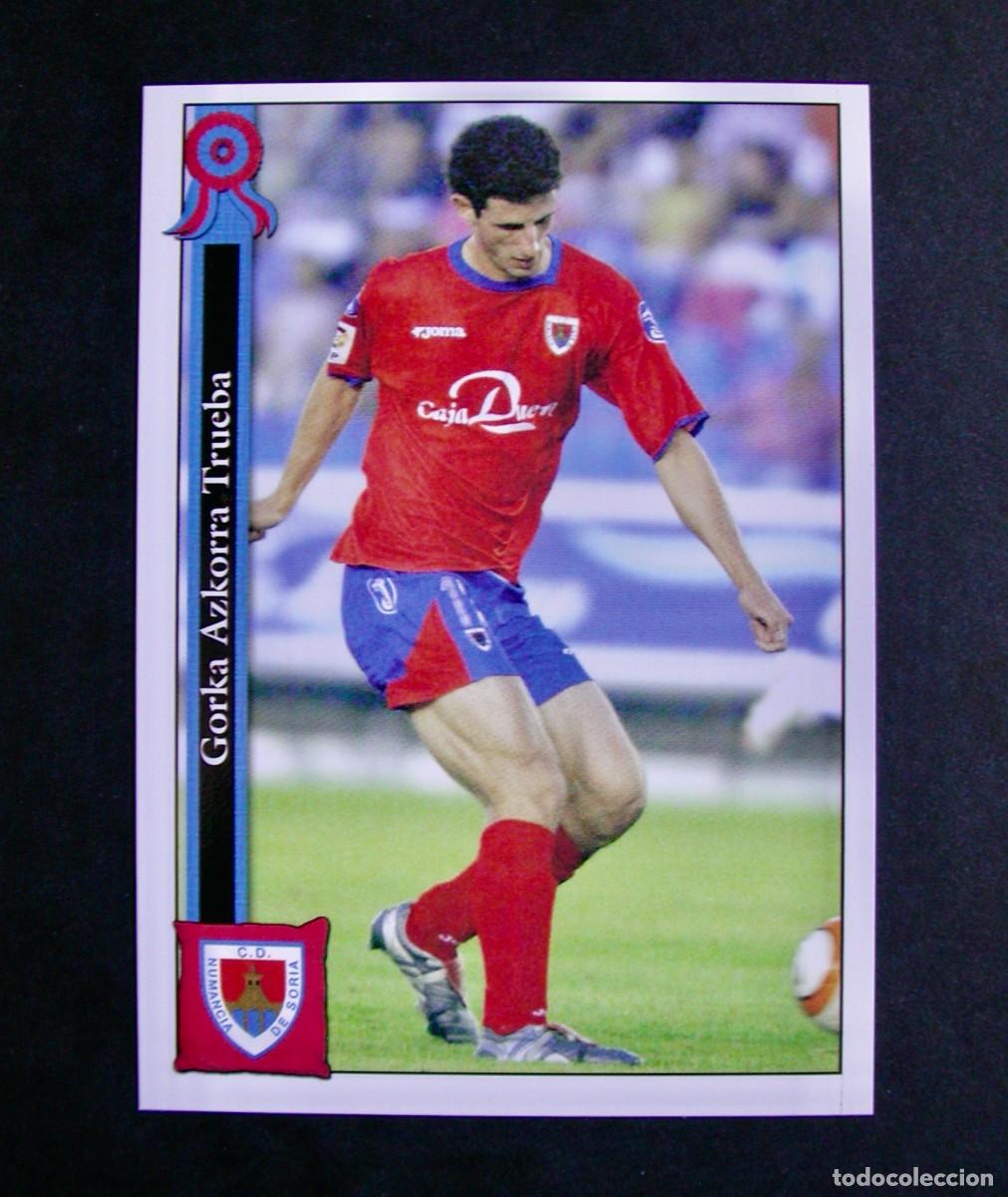 Cromos de f&uacute;tbol: 698 AZKORRA NUMANCIA / FICHAS DE LA LIGA 2005 2006 05 06 / MUNDICROMO