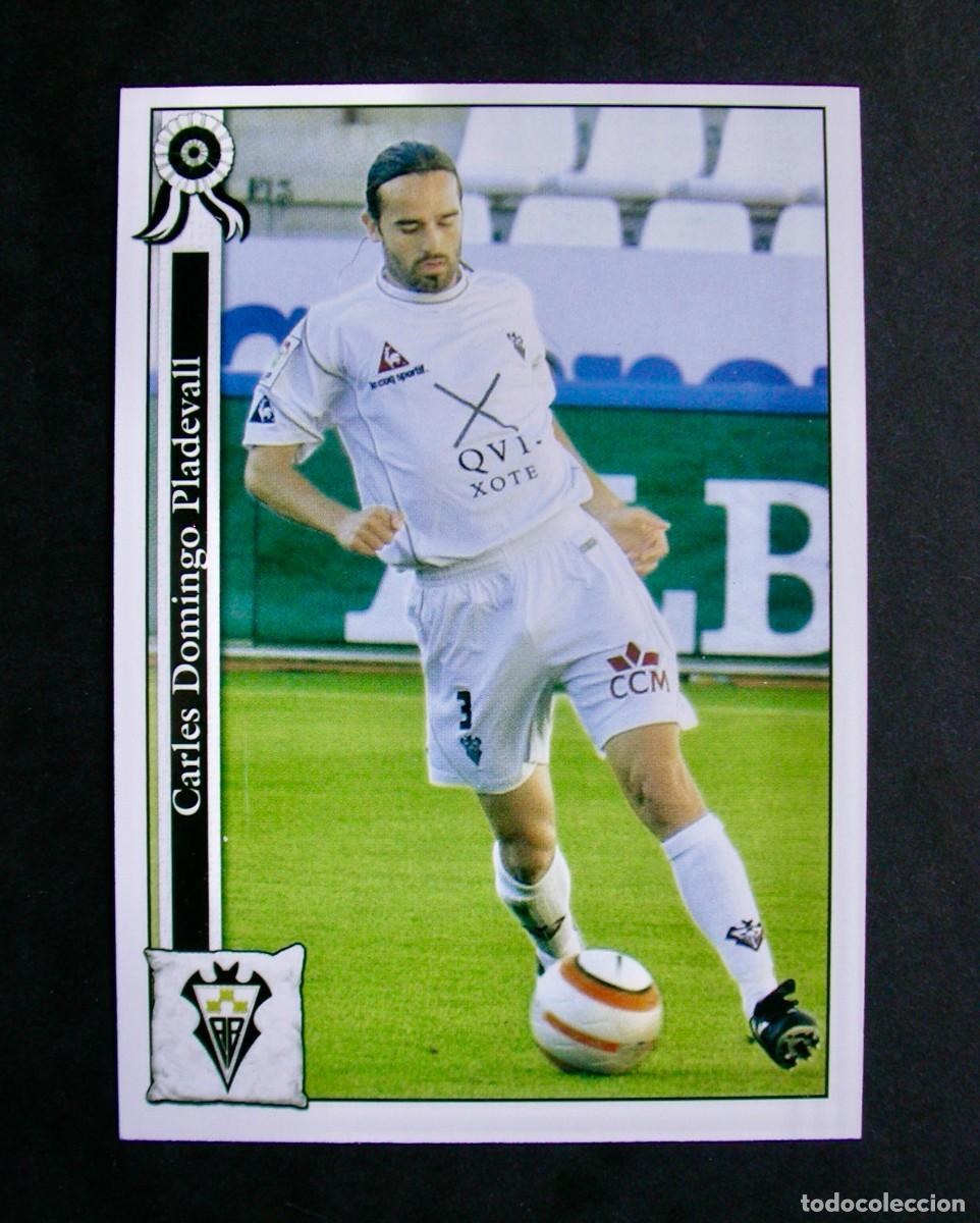 Cromos de f&uacute;tbol: 707 MINGO ALBACETE / FICHAS DE LA LIGA 2005 2006 05 06 / MUNDICROMO