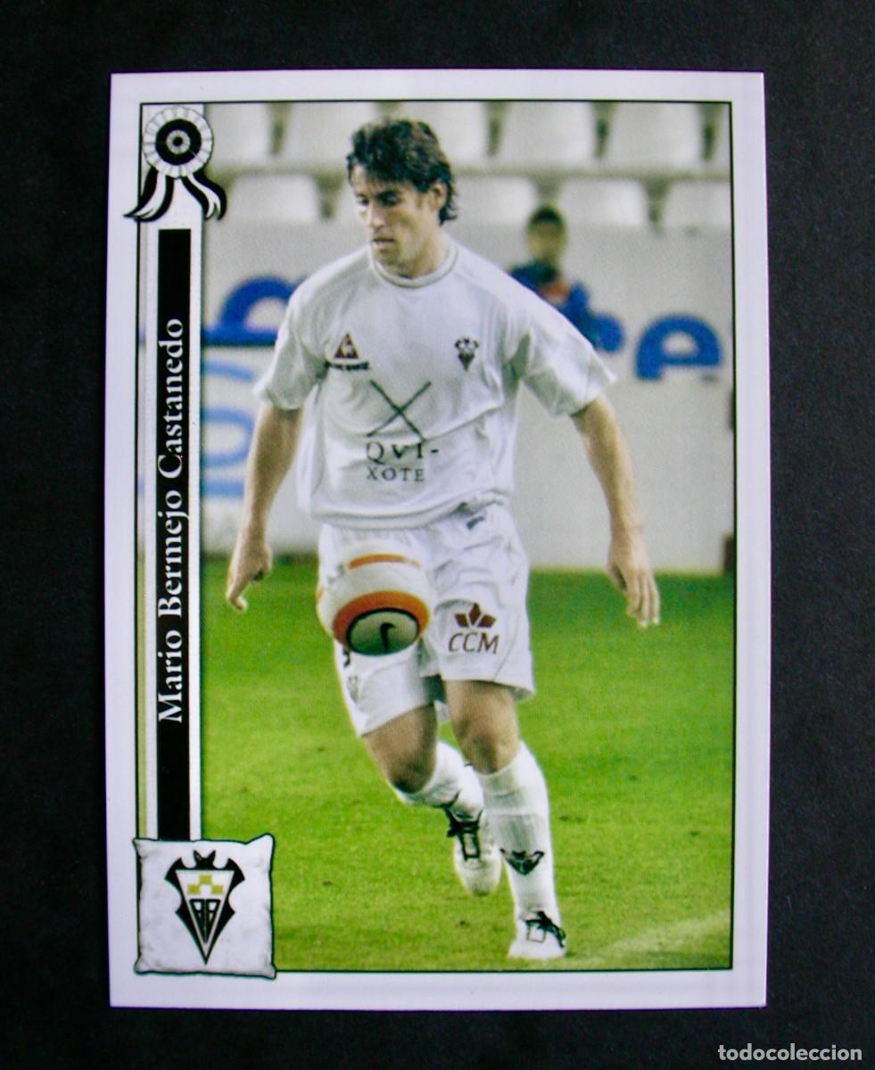 Cromos de f&uacute;tbol: 718 MARIO BERMEJO ALBACETE / FICHAS DE LA LIGA 2005 2006 05 06 / MUNDICROMO