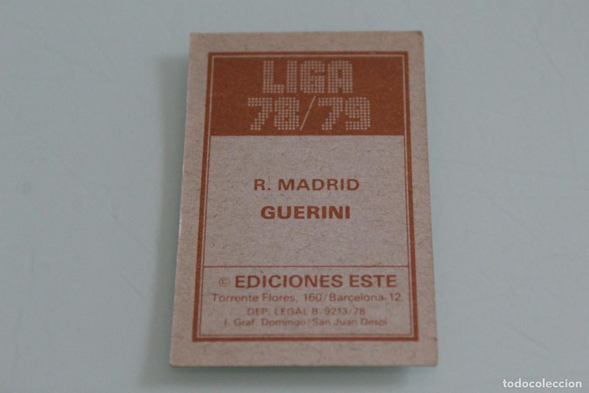 Cromos de f&uacute;tbol: ESTE 78 79 GUERINI RECUPERADO DE &Aacute;LBUM - Foto 2