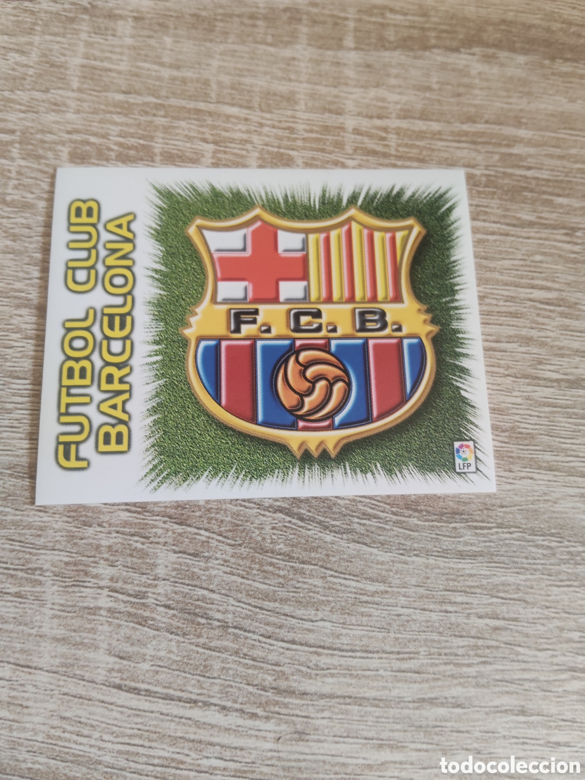 Cromos de f&uacute;tbol: Escudo Barcelona liga 1999 2000 99 00 ediciones este