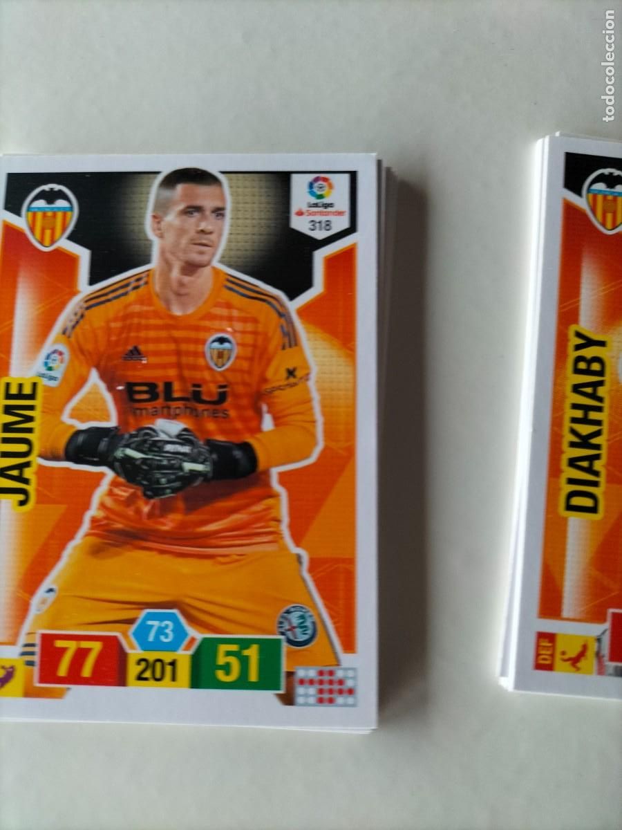 Cromos de f&uacute;tbol: 1 CROMO FICHA PANINI ADRENALYN TEMPORADA 18-19 2018-2019 VALENCIA C.F - JAUME 318