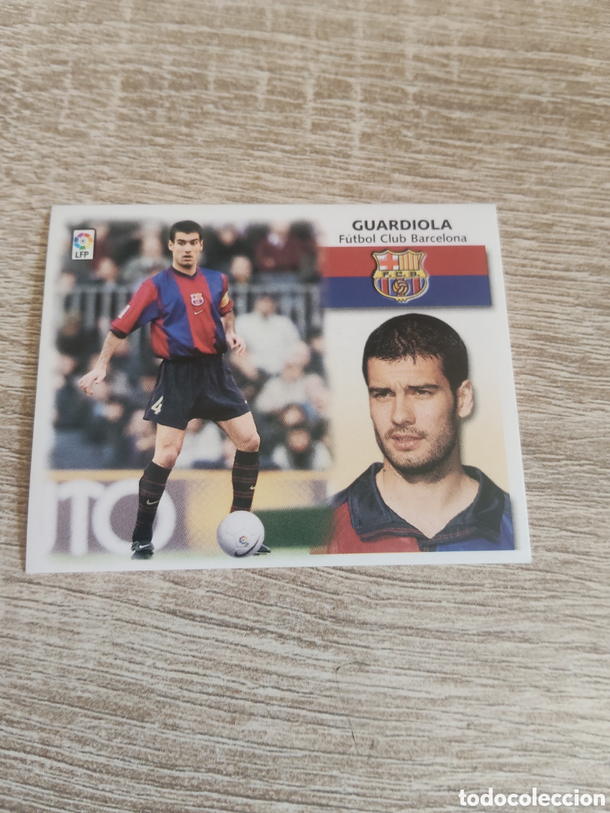 Cromos de f&uacute;tbol: Guardiola Barcelona liga 1999 2000 99 00 ediciones este