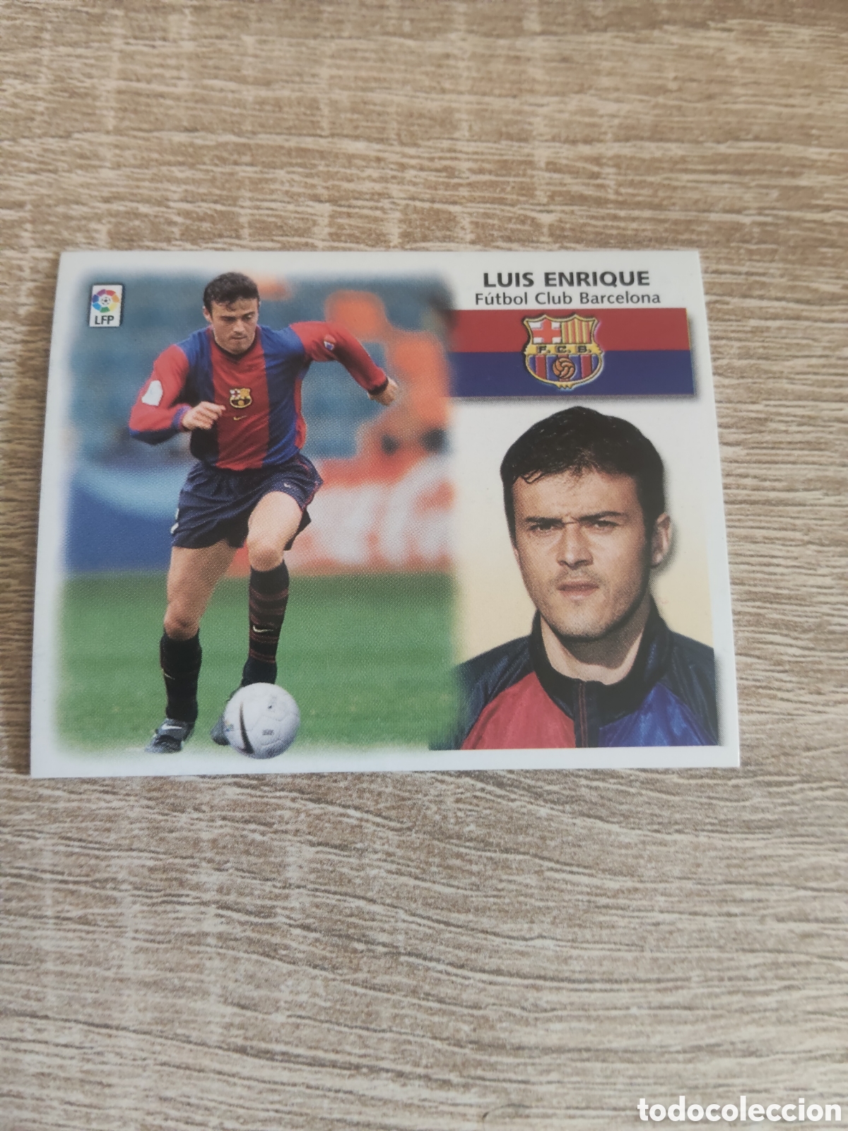 Cromos de f&uacute;tbol: Luis Enrique Barcelona liga 1999 2000 99 00 ediciones este