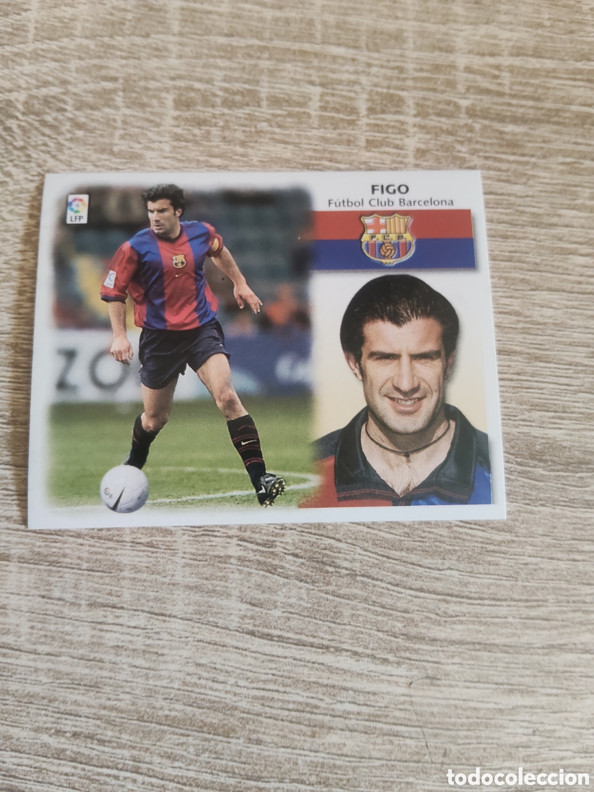 Cromos de f&uacute;tbol: Figo Barcelona liga 1999 2000 99 00 ediciones este