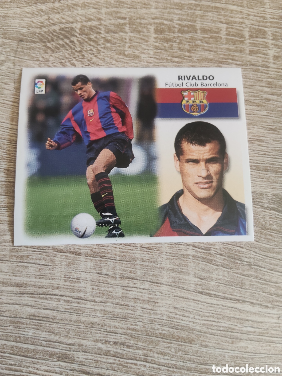 Cromos de f&uacute;tbol: Rivaldo Barcelona liga 1999 2000 99 00 ediciones este