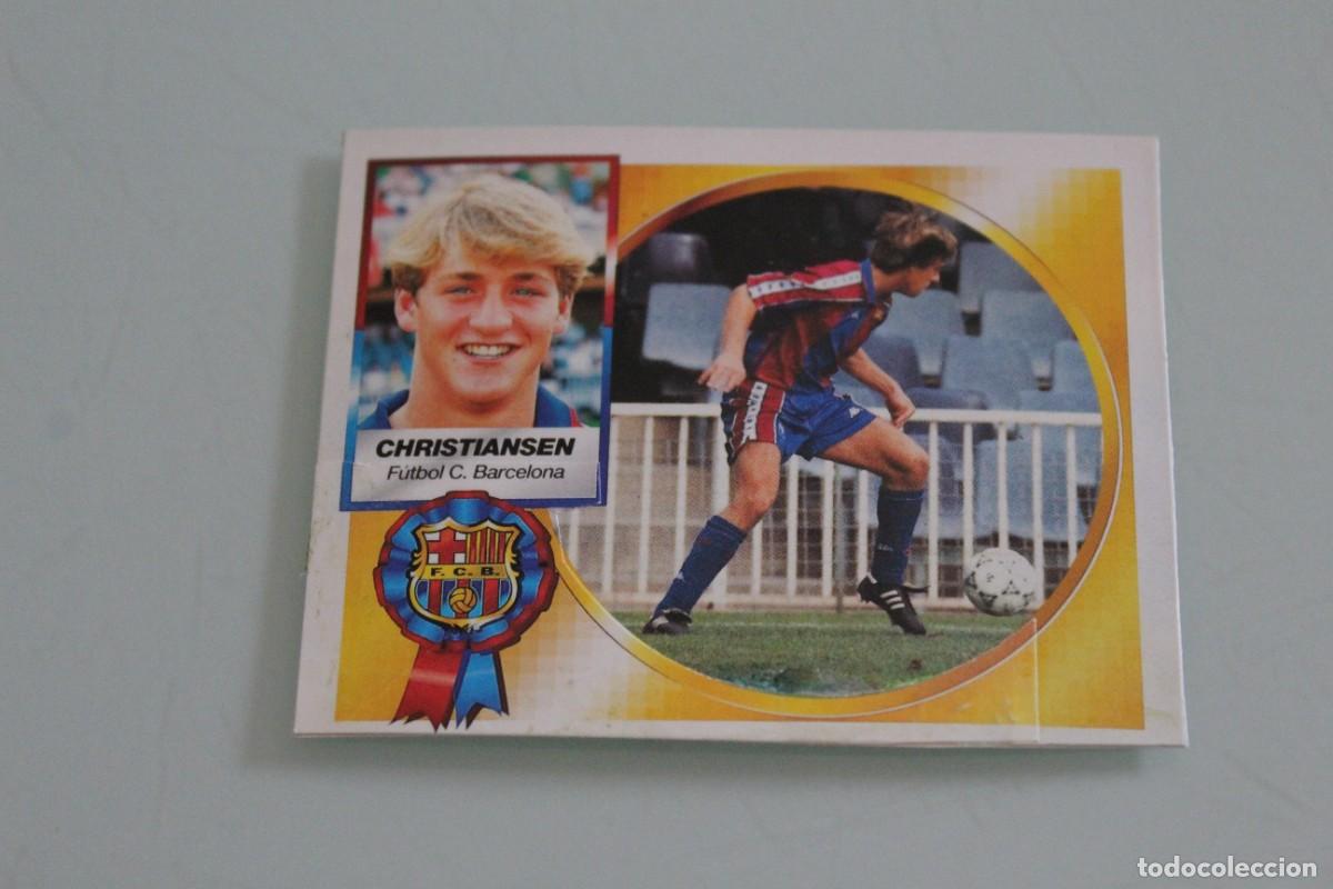 Cromos de f&uacute;tbol: ESTE 94 95 CHRISTIANSEN BAJA MUY DIFICIL RECUPERADO DE &Aacute;LBUM