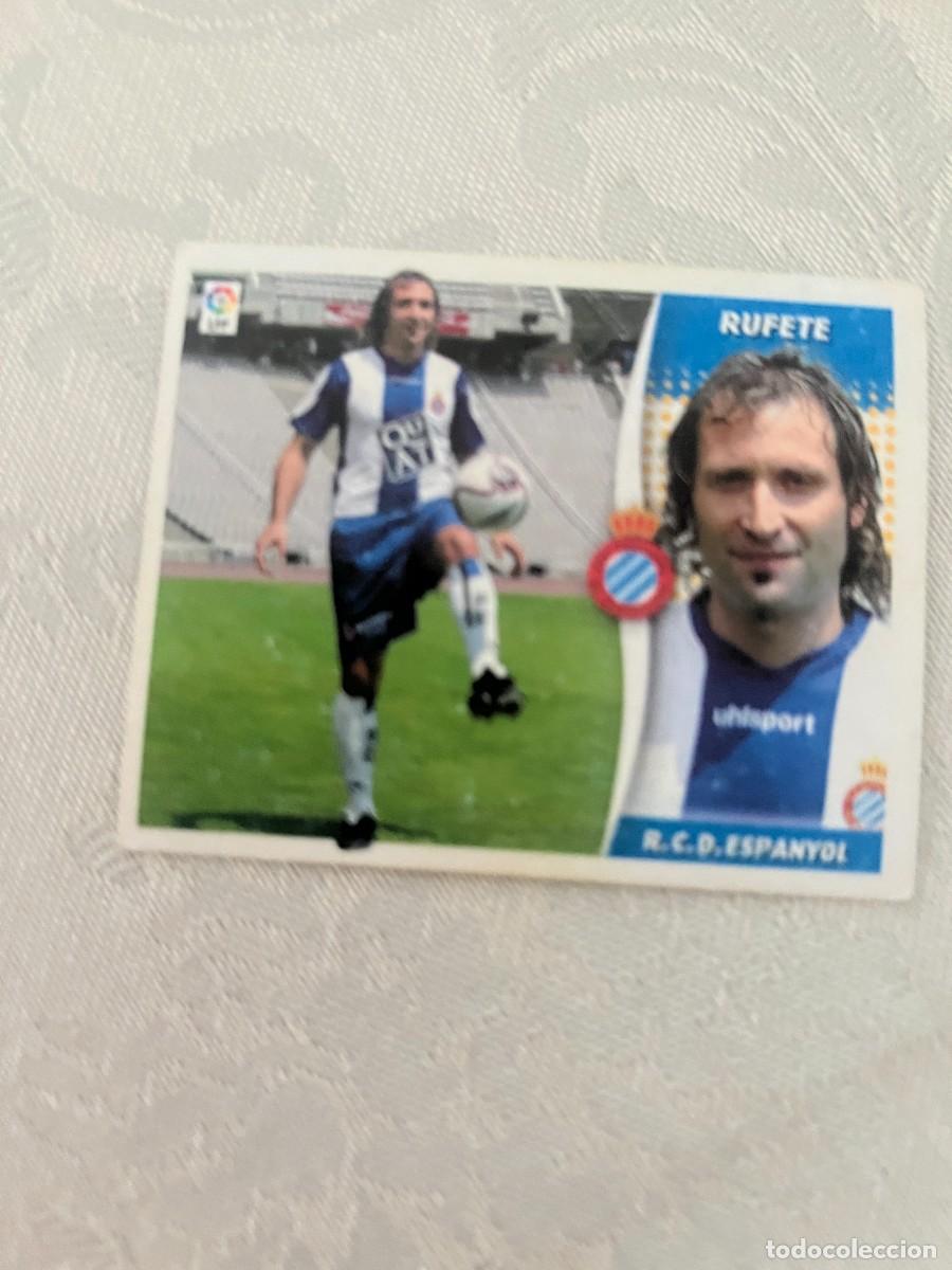 Cromos de f&uacute;tbol: RUFETE ESPA&Ntilde;OL FICHAJE 11 SIN PEGAR LIGA ESTE 2006 2007