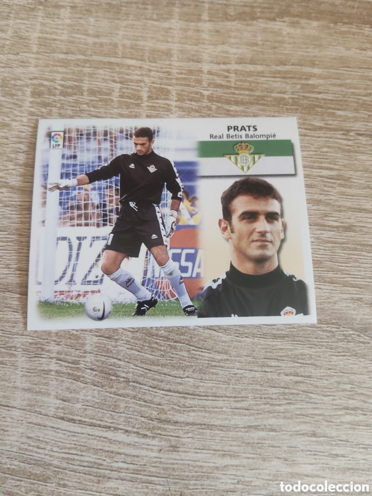 Cromos de f&uacute;tbol: Prats Real Betis liga 1999 2000 99 00 ediciones este