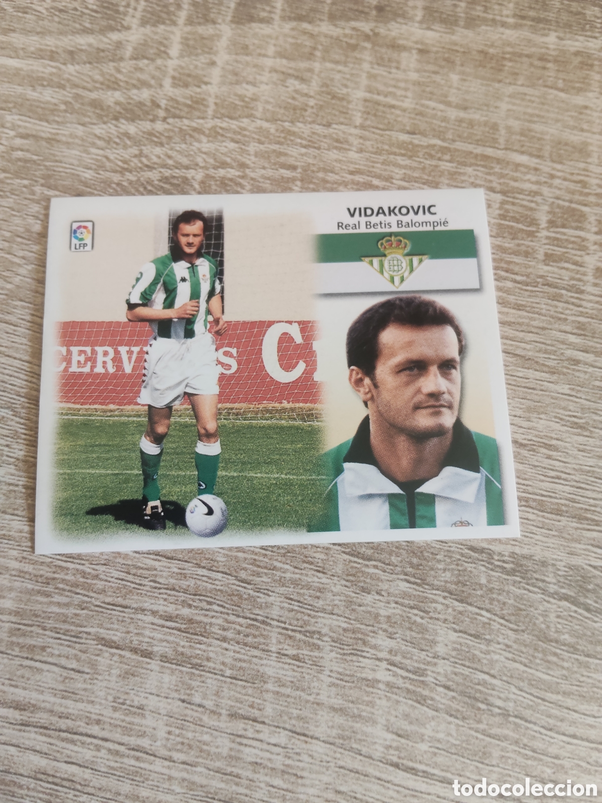 Cromos de f&uacute;tbol: Vidakovic Real Betis liga 1999 2000 99 00 ediciones este