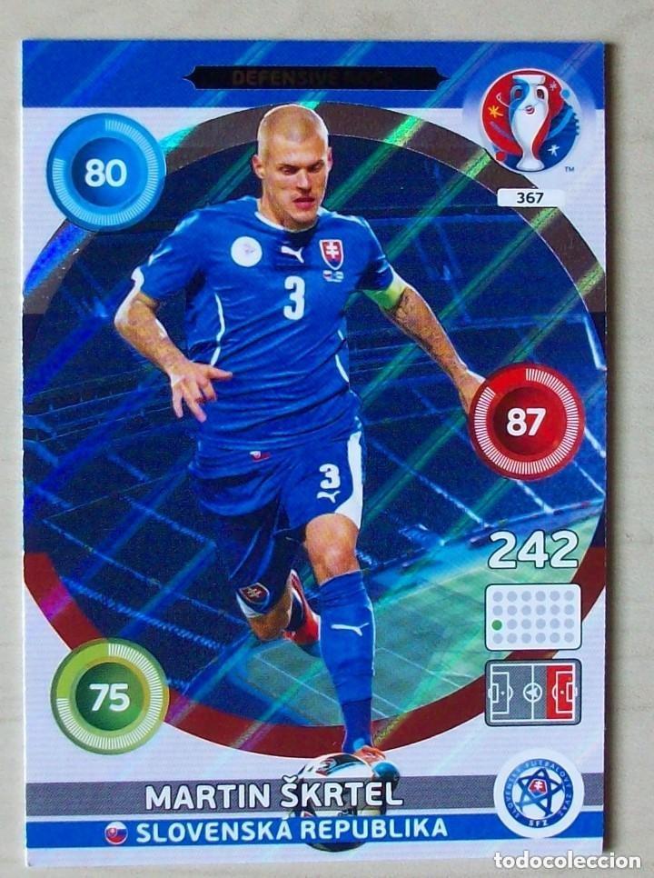 Cromos de f&uacute;tbol: 367 MARTIN SKRTL ESLOVAQUIA FICHAS ALBUM ADRENALYN XL EUROCOPA FRANCIA 2016