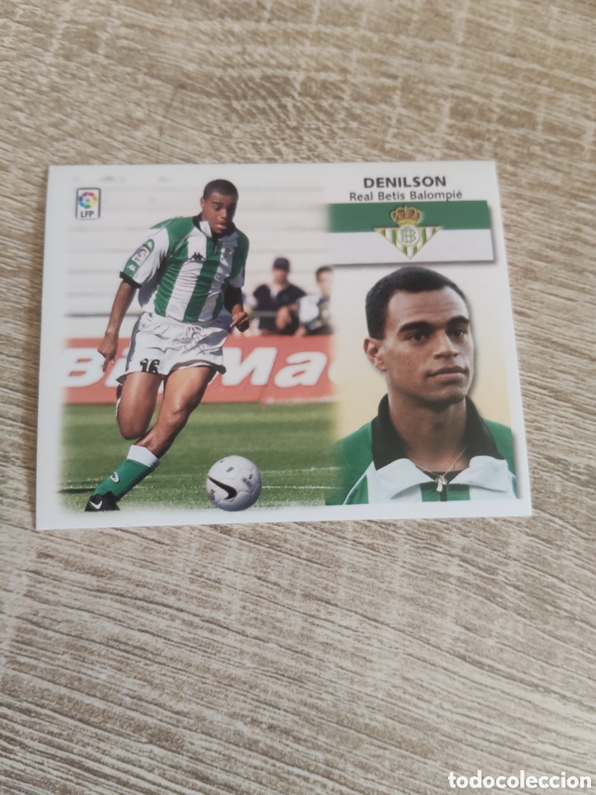 Cromos de f&uacute;tbol: Denilson Real Betis liga 1999 2000 99 00 ediciones este